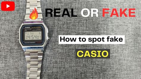 difference between real and fake casio watch|are casio watches real.